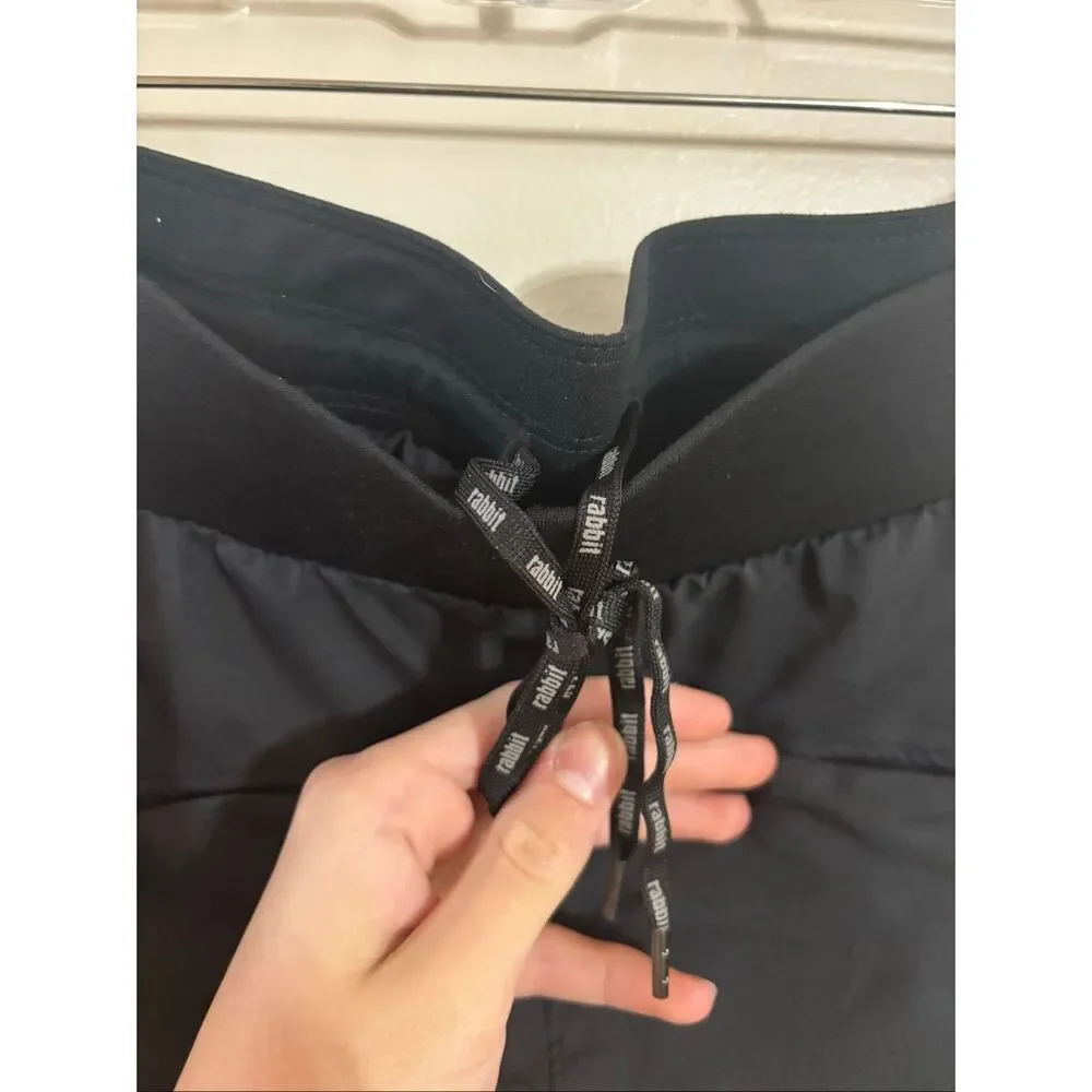 Rabbit Rabbit Rabbit Men's Black Athletic Shorts - Picture 5 of 11